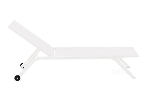 GARDEN FRIEND Lettino Cora Bianco