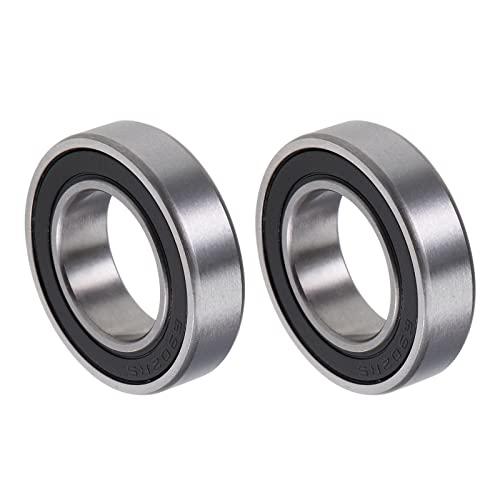 QUARKZMAN 16287-2RS 16x28x7mm Sfere Cuscinetti x 2pz Cromo Acciaio per Macchine e Utensili, Cuscinetto a Sfera a Gola Profonda, [Doppio Sigillato]