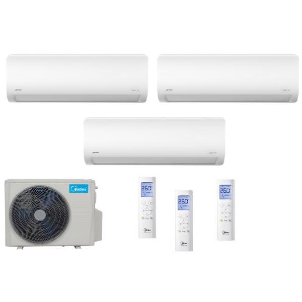 CLIMATIZZATORE TRIAL 12+12+12 MIDEA DC INVERTER Serie EXTREME PRO WI FI INTEGRATO CON M3OF-27HFN8-QR-32 A++A+