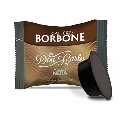 CAFFÈ BORBONE Don Carlo, Miscela Nera - 50 Capsule - Compatibili con le Macchine ad uso domestico Lavazza A Modo Mio