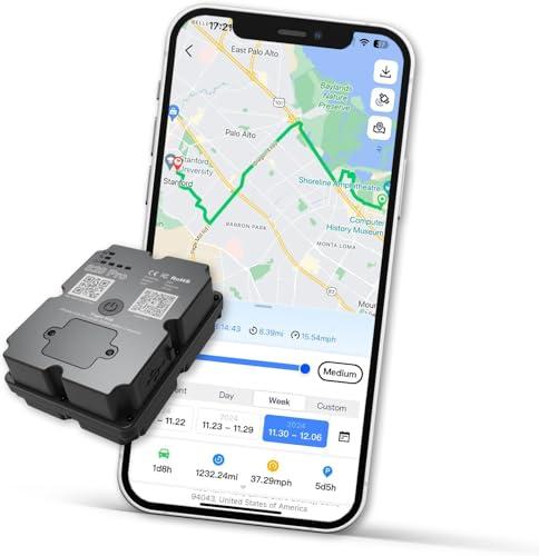 GPS Tracker Power Finder - Car Tracker Magnetic GPS Tracking for Cars, Boats or Trucks, Tracking Device for Vehicles with Location, Route & Speed Monitoring (S20 Pro(Up to 90days))