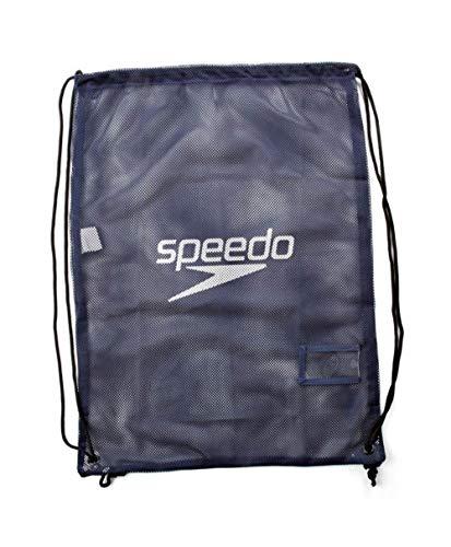 Speedo Unisex Pool Mesh Bag | Kit Bag | Swim Bag, Navy, One Size