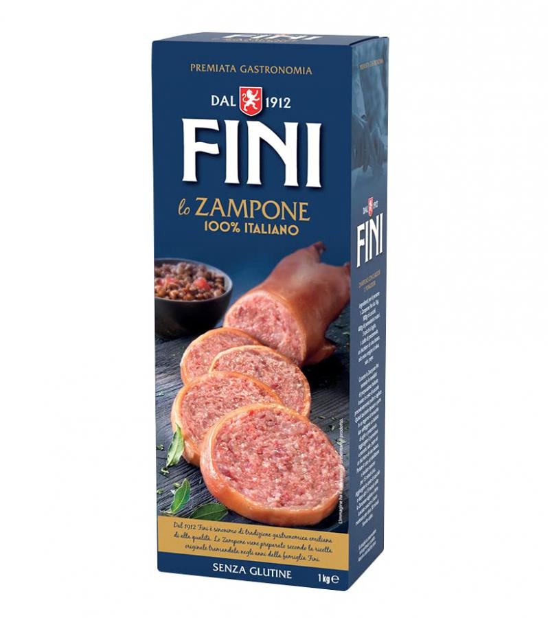 Fini Zampone Precotto 100% Italiano Senza Glutine (Gluten Free) 1kg
