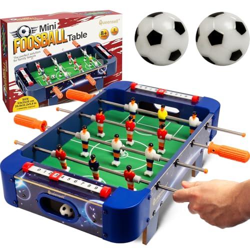 Mini biliardino per bambini e adulti, mini gioco da calcio da 53,3 cm, mini gioco da tavolo per serate di gioco in famiglia