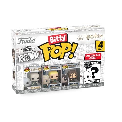 Funko Bitty Pop! Harry Potter - Lord Voldemort™, Draco Malfoy™ (Quidditch™), Bellatrix Lestrange™ E una Mini Figura Misteriosa a Sorpresa - 0.9 Inch (2.2 Cm) da Collezione - Idea Regalo