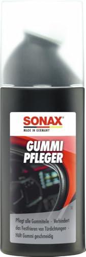 SONAX Detergente in gomma con applicatore in spugna (100 ml) pulisce, nutre e mantiene tutte le parti in gomma elastiche, impedisce il congelamento e l'incollaggio di guarnizioni in gomma | Art. n.