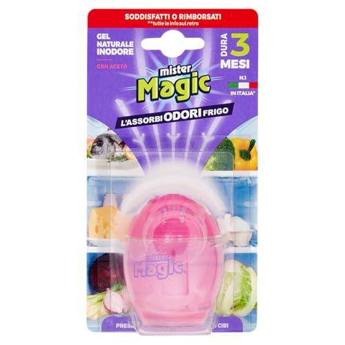 Mister Magic Ovetto Assorbiodori Frigo Aceto, Deodorante con Aceto Naturale, 3 Mesi di Durata, Mantiene Inalterato l'Odore dei Cibi, Multicolore, 16.2x7.8x4.8 cm