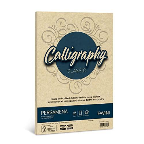 Favini 867197 Pergamena Liscio, 50 Pezzi