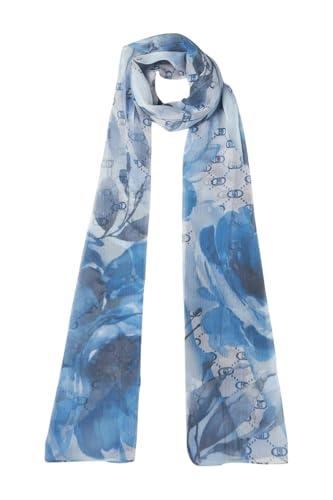 LIU JO Stola floreale 70 x 180 cm Non definito 73936 BLU BONNET