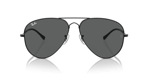 Ray-Ban Rb3825 - Occhiali da sole Old Aviator, Nero/Grigio scuro, 62 mm