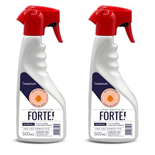 KILLMAX Forte Insetticida Cimici da letto Spray - 2x500 ml - Rapido effetto Abbattente e Snidante - Bed Bug Spray
