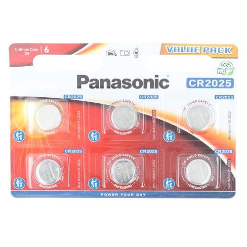 Panasonic CR2025L Single-use battery CR2025 Litio 3 V, 6 pezzi