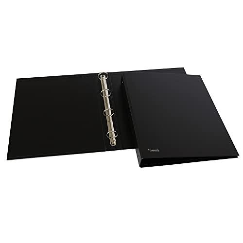 Favorit Raccoglitore ad Anelli Sprint in Cartone, 22 x 30cm, 4 Anelli Tondi da 30mm, Nero