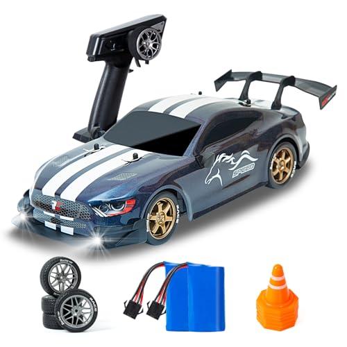 BORSTOYPRO Macchina Telecomandata Drift, 1:14 Telecomandato Drift Macchine 4WD GT Drift RC Auto Drifting Car con Acceleratore Proporzionale Giocattolo per Adulti Ragazzi Bambini