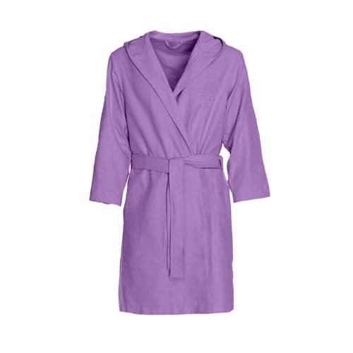 Dorian Home - Accappatoio Bambino Bambina in Microfibra Anallergico, Morbido, Leggero Salvaspazio Assorbente, Rapida Asciugatura con Cappuccio, Tasche, Cintura a Passanti e Gancio, Lavabile (no Stiro)