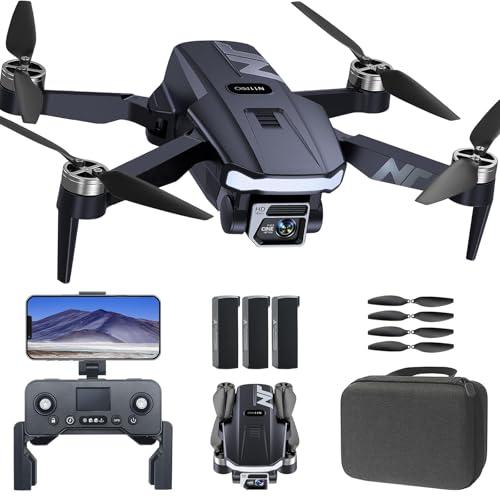 NAFYRE N11 PRO Drone GPS con fotocamera per adulti 4K UHD, 90 minuti di volo lungo, lunga distanza di controllo, ritorno auto, conseguenza automatica, motore brushless, 5G FPV RC Quadcopter per