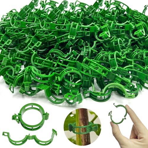 YeahBoom 250 Pezzi Giardino Piante Clip di Supporto,Clip di Supporto per Piante,Clip per Piante da Giardino,Plastica Garden Plant Flower Clip,Clip per Innesti Giardinaggio,Pomodoro Verdure Clip