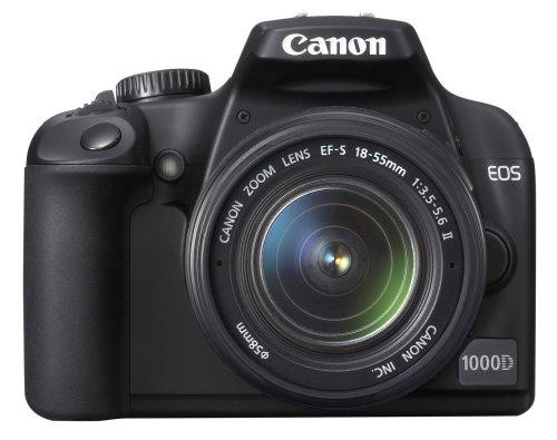 Canon EOS 1000D SLR Fotocamera Digitale Reflex 10 Megapixel + Obiettivo EF-S 18-55mm