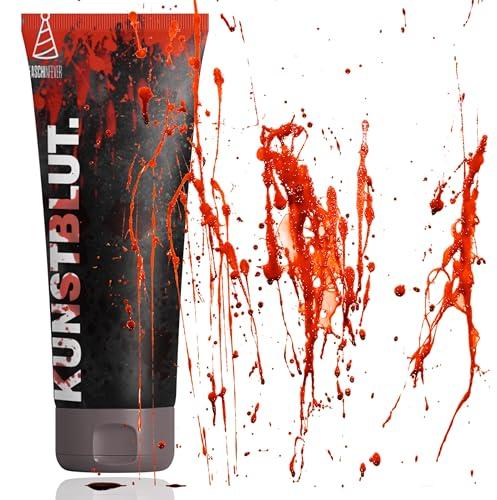 50 ml di sangue, lavabile e realistico – & sangue artificiale per truccarsi – Fake Blood vestire – Halloween & Carnevale