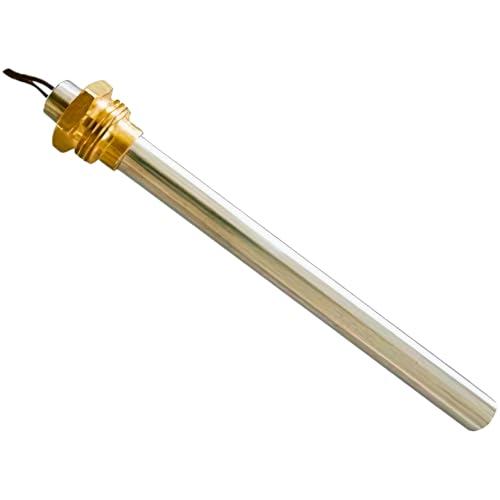 Easyricambi - Candeletta Accensione Stufa Pellet 300W, Diametro 9,9mm e Lunghezza 140mm (150mm Totali) Filettatura 3/8