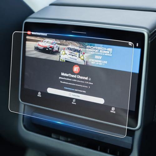 WEIPIN 8 pollici Pellicola Protettiva Posteriore per Tesla Model 3 Highland 2024 e Model Y Juniper 2025 2026, Pellicola Protettiva in Vetro Temperato Durezza 9H Anti-impronte Antiriflesso