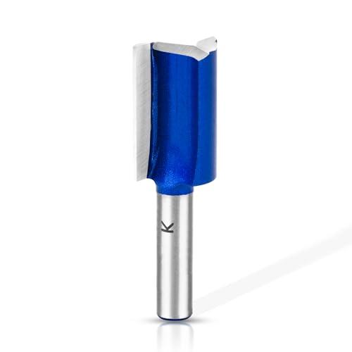 ASNOMY 1Pc Professionale Punta Dritta Fresa 8mm gambo, 20mm punte per fresa a taglio dritto, Set di frese dritte per Legno Fresa nel Carburo Strumento di Lavorazione Del Legno