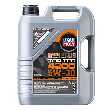Liqui Moly | Top Tec 4200 5W-30 New Generation | 5 L | Oli Motore | Tecnologia Sintetica | sku: 8973