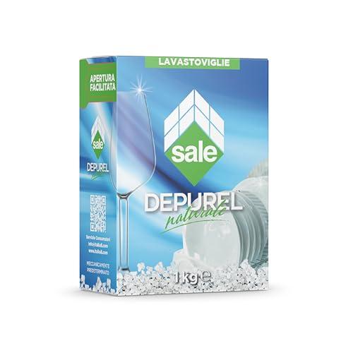 DEPUREL - Sale in cristalli per lavastoviglie - Astuccio da 1 kg