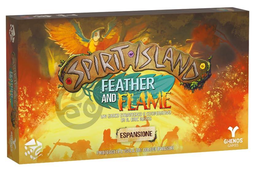 Spirit Island: Feather and Flame - Gioco da Tavolo Cooperativo per Adulti e Ragazzi dai 14 Anni - 1-4 Giocatori - 90min - Edizione Italiana (Espansione)