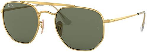 Ray-Ban 0rb3648 001 54 Occhiali da Sole, Oro (Gold/Green), Taglia Unica Unisex-Adulto