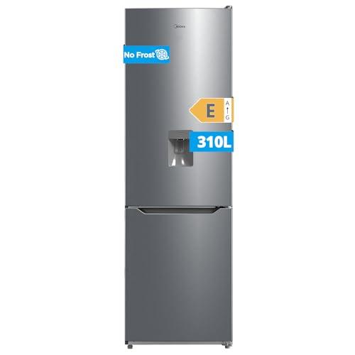 Midea MDRB424FGE02IW 310L Frigorifero Combinato, Libera Installazione, Total No Frost, Ventilazione MultiFlow, Doppia Porta Reversibile, Controllo Touch