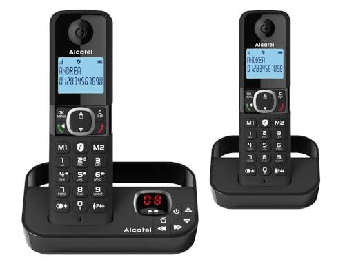 ALCATEL F860 Cordless CSegreteria+Aggiuntivo - Nero Marca