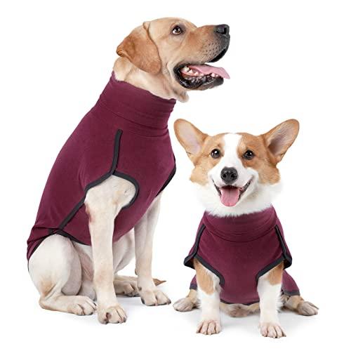 HEYWEAN Felpa per cani Gilet in pile elasticizzato Pullover per cani caldi Pullover per cani di piccola e media taglia Abbigliamento invernale per interni ed esterni