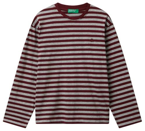 United Colors of Benetton T-Shirt M/L 3FNLC10QB, Multicolor, 140 cm Bambino