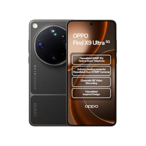 OPPO Find X9 Ultra Dual-SIM 512GB ROM + 12GB RAM (GSM Solo | No CDMA) Sbloccato in fabbrica 5G Smartphone (Tundra Umber) - Versione Internazionale