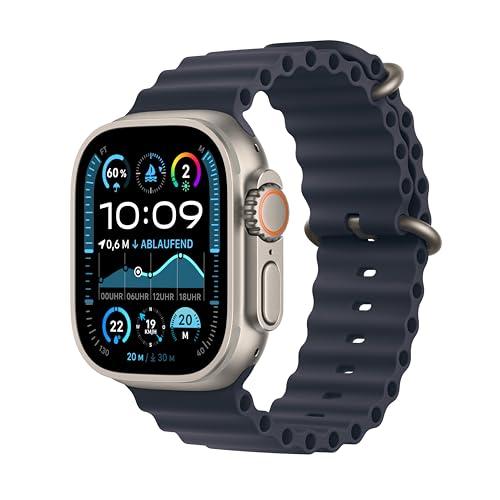 Apple Watch Ultra 2 (2024) natural titanium 49mm 4G navy ocean band
