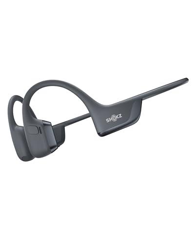 SHOKZ Cuffie Sportive OpenRun Pro 2 a Conduzione Ossea, Wireless Bluetooth 5.3, Microfoni con Cancellazione Rumore, Impermeabili IP55, 12 Ore Riproduzione, Ricarica Rapida USB-C, Nero