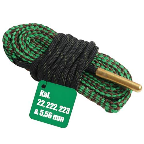 CAIHINIER Filo di pulizia per cannoni per fucili calibro .22, .223 e 5.56 mm - Kit di pulizia efficace per pistole, fucili e fucili - Soluzione di pulizia riutilizzabile e portatile