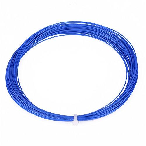 Keenso Corda per Racchetta da Badminton, 6 Colori 10m Nylon Durevole Alta flessibilità Corda per Racchetta da Badminton Corda per Racchetta Corda per Accessori per Badminton(Blu)