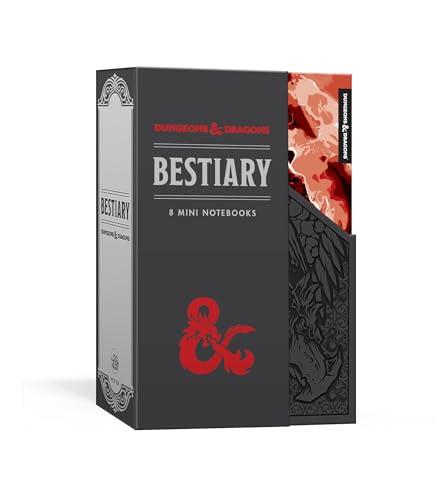 Dungeons and Dragons Bestiary Notebook Set 8 Mini Notebooks