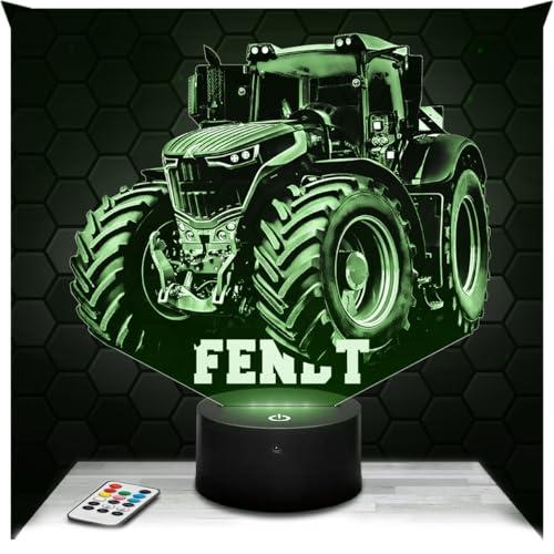 Lampephoto.fr - Lampada 3D Trattore Agricolo Fend, Luce Notturna Tattile, Collezione Miniatura 1 32. Idea Regalo Uomo oggetto Trattore Agricolo Fend Luce Notturna Adulto Decorazione Camera TOP