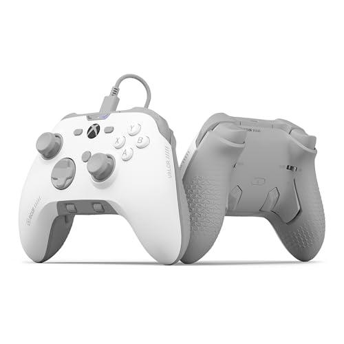 SCUF VALOR PRO Controller Xbox a Prestazioni Cablate – Paddle Posteriori Personalizzabili, Grilletti Istantanei, Pulsanti a Effetto Hall, Xbox Series X|S, Xbox One, Windows PC – Bianco