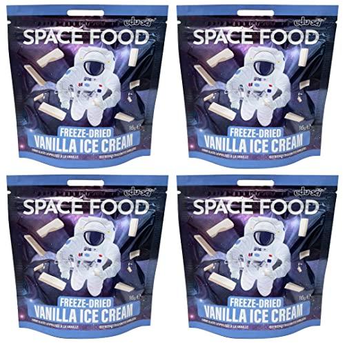 Space Food liofilizzato (gelato alla vaniglia, confezione da 4 pezzi)