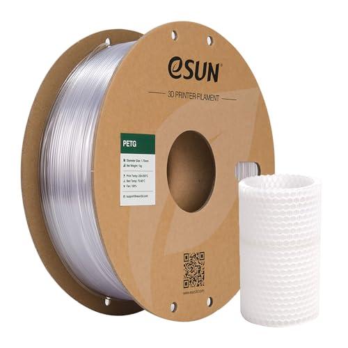 eSUN Filamento PETG 1.75mm, Filamento per Stampante 3D PETG, Precisione Dimensionale +/- 0.05mm, Bobina da 1kg (2.2 libbre) Filamento per Stampa 3D per Stampanti 3D, Naturale