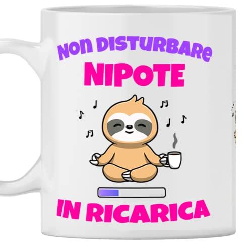 Tazza Nonna - Idea Regalo compleanno Nonna, Festa anniversario della Nonna, regalo di Natale - Nonna in Ricarica