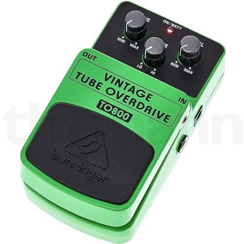 BEHRINGER TO800 VINTAGE TUBE OVERDRIVE PEDALE EFFETTO PER CHITARRA ELETTRICA SIMULAZIONE VALVOLARE