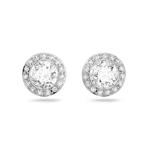 Swarovski Orecchini Angelic, bianco, Placcatura rodio