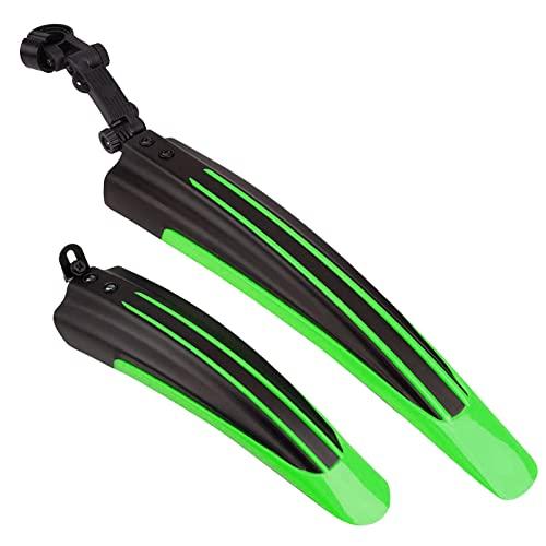 Taeku Parafango Bici Universale Regolabile Bicicletta Mudguard Set Posteriore Anteriore Biciclette per MTB Bicicletta 20-27 Pollici Ruote