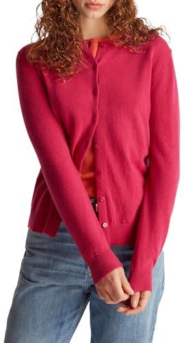 United Colors of Benetton Maglia Coreana M/L 1002d5485, Maglione Cardigan Donna, Ciclamino 2E8, S