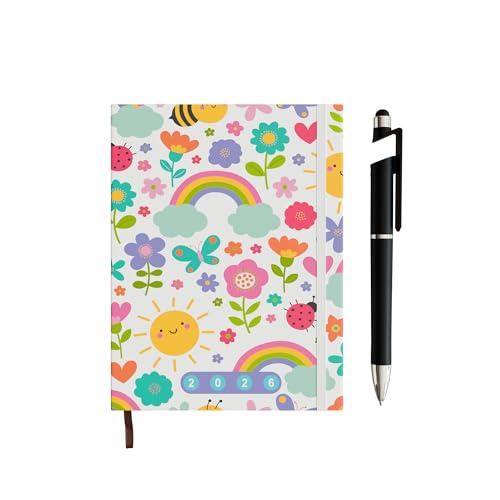 ICE TOYS Agenda 2026 12 mesi formato A6 in italiano con la penna adatto regalare compleanno natale (2026-16, A6)